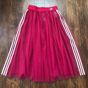 adidas Originals Women's Tulle Skirt in Pride Pink